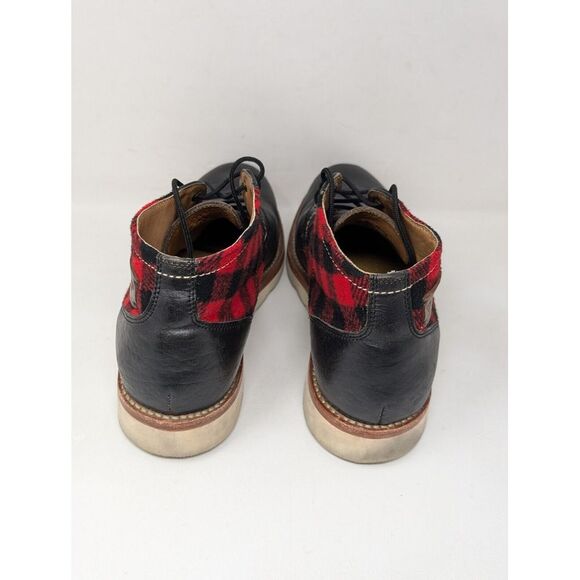 H.S. Trask Reserve Buffalo Plaid Chukka Boots Men\'s Size 9 M Made‎ in USA Vibram main image 7